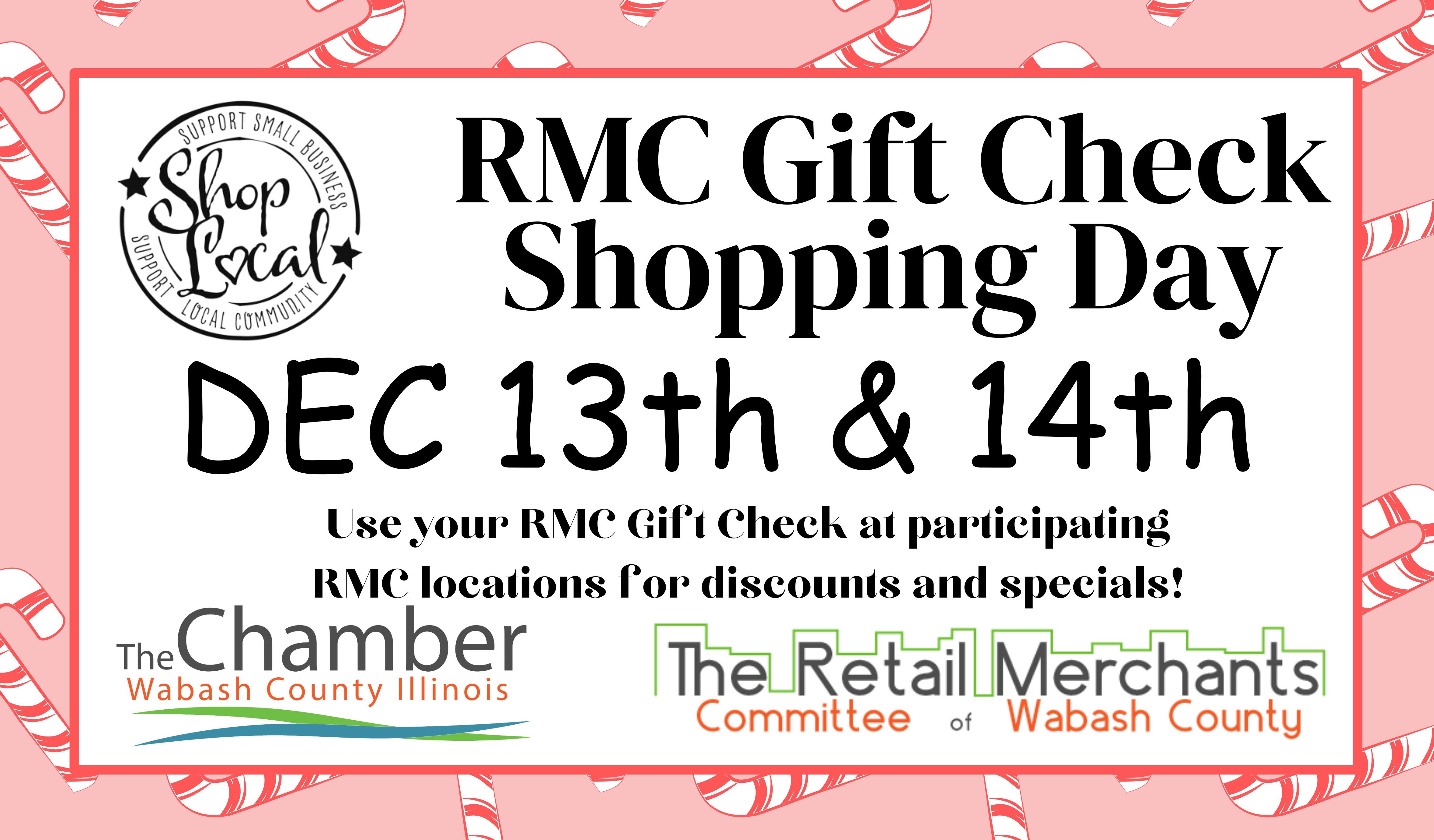 RMC Gift Check Shopping Days